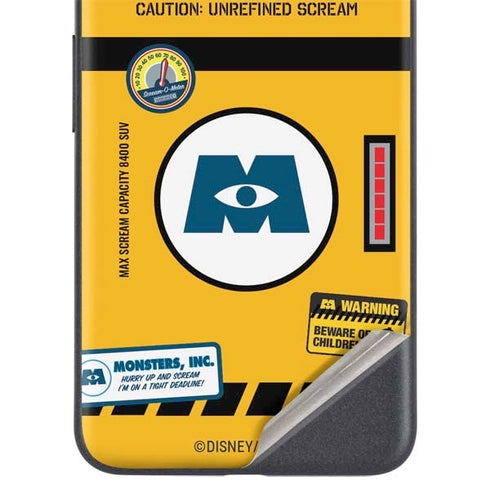 Disney Monsters Inc. Scream Canister Google Pixel 4a 5G Skin